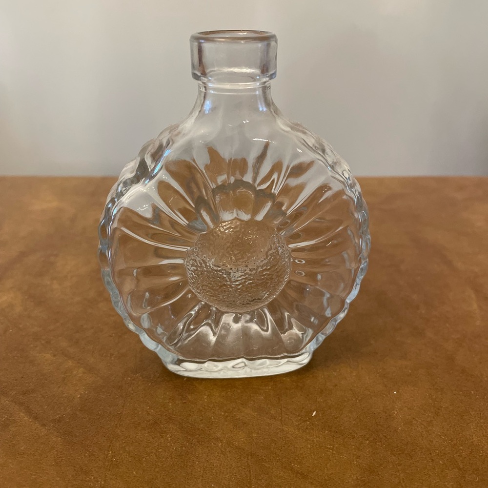 Decorative glass bottle